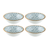 Bonna China Calif dia.6.25" h:2" 13 oz. Round Decorated Porcelain Bowl (Set of 4)
