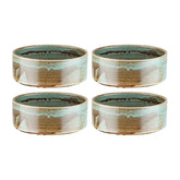Coral dia.5.25" h:2" 15 oz. Round Decorated Vitrified Bowl (Set of 4)