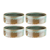 Coral dia.2.25" h:1" 1 oz. Round Decorated Vitrified Ramekin (Set of 4)