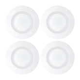 Porcelain Delta dia.9" h:1.5" 8 oz. Round White Porcelain Bowl (Set of 4)