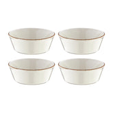 Bonna China Vintage dia.4.75" h:1.75" 10 oz. Round Decorated Porcelain Bowl (Set of 4)