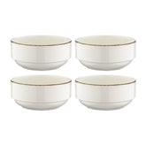 Bonna China Vintage dia.5.5" h:2.5" 17 oz. Round Decorated Porcelain Bowl (Set of 4)