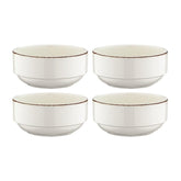 Retro dia.3" h:1.5" 4 oz. Round Decorated Vitrified Ramekin (Set of 4)