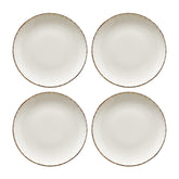 Bonna China Vintage dia.6.75" Round Decorated Porcelain Plate (Set of 4)