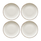 Bonna China Vintage dia.7.5" Round Decorated Porcelain Plate (Set of 4)