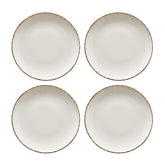 Retro dia.8" h:1.5" 17 oz. Round Decorated Vitrified Bowl (Set of 4)