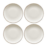 Retro dia.10" Round Decorated Vitrified Plate (Set of 4)