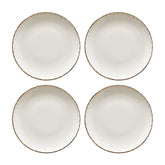 Bonna China Vintage dia.10.5" Round Decorated Porcelain Plate (Set of 4)
