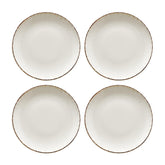 Bonna China Vintage dia.12" Round Decorated Porcelain Plate (Set of 4)
