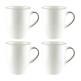 Madera dia.3.25" h:4.25" 11 oz. Round Decorated Vitrified Mug (Set of 4)