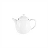 Delta-Coupe dia.6" h:3" 13 oz. Round White Porcelain Coffee/Tea Pot (1 each)