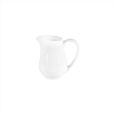 Delta-Coupe dia.5" h:4.75" 12 oz. Round White Porcelain Creamer (1 each)