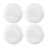 Porcelain Delta-Coupe dia.6" Round White Porcelain Plate (Set of 4)