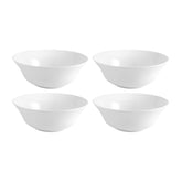 Delta-Coupe dia.6.25" h:1.75" 14 oz. Round White Porcelain Bowl (Set of 4)