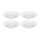 Delta-Coupe dia.8" h:1.5" 18 oz. Round White Porcelain Deep Plate (Set of 4)