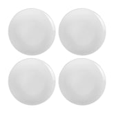 Porcelain Delta-Coupe dia.11.75" Round White Porcelain Plate (Set of 4)