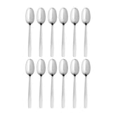 Astoria 8.5" Silver Brushed Stainless Steel Serving Spoon 18/10 (Set of 12)