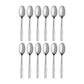 Astoria 5.75" Silver Brushed Stainless Steel Teaspoon 18/10 (Set of 12)