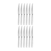 Astoria 6.5" Silver Brushed Stainless Steel Butter/Fruit Knife 18/10 (Set of 12)