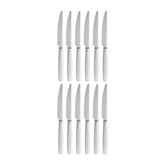 Astoria 9.75" Silver Brushed Stainless Steel Dinner Knife Mono 18/10 (Set of 12)
