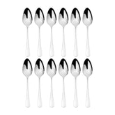 Baguette 7.5" Silver Stainless Steel Dessert/Soup Spoon 18/10 (Set of 12)