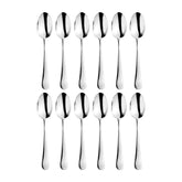 Arcade 7.25" Silver Stainless Steel Dessert/Soup Spoon 18/10 (Set of 12)