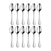 Anser 8.25" Silver Stainless Steel Serving Spoon 18/10 (Set of 12)