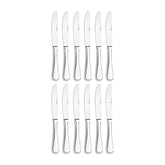 Anser 9.25" Silver Stainless Steel Dinner Knife Mono 18/10 (Set of 12)