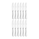 Anser 8.5" Silver Stainless Steel Dessert Knife Mono 18/10 (Set of 12)