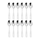 Ingres 4.75" Silver Stainless Steel A.D. Coffee Spoon 18/0 (Set of 12)