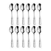 Contour 4.5" Silver Stainless Steel A.D. Coffee Spoon 18/10 (Set of 12)