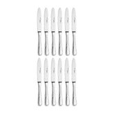 Contour 6.25" Silver Stainless Steel Butter/Fruit Knife 18/10 (Set of 12)