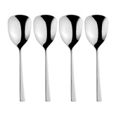 Atlantis 8.75" Silver Stainless Steel Serving Spoon 18/10 (Set of 4)