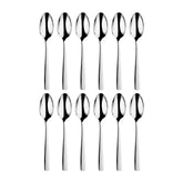 Atlantis 7.25" Silver Stainless Steel Dessert/Soup Spoon 18/10 (Set of 12)