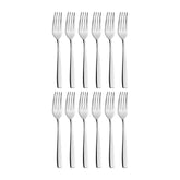 Atlantis 7.5" Silver Stainless Steel Fish Fork 18/10 (Set of 12)