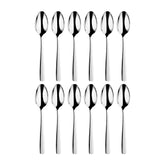 Atlantis 8.25" Silver Stainless Steel Serving Spoon 18/10 (Set of 12)