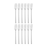 X-Lo 8.75" Silver Stainless Steel Dinner Fork 18/10 (Set of 12)