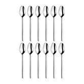 X-Lo 4.25" Silver Stainless Steel A.D. Coffee Spoon 18/10 (Set of 12)