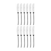 X-Lo 6.5" Silver Stainless Steel Butter/Fruit Knife 18/10 (Set of 12)