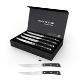 Flatware Accessories 9.25" Silver Stainless Steel Steak Knife (Set of 6)