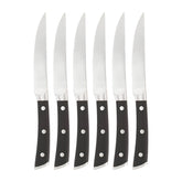 Flatware Accessories 9.25" Silver Stainless Steel Steak Knife (Set of 6)