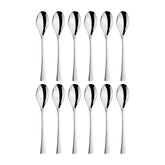 Curve 7.75" Silver Stainless Steel Serving Spoon 18/0 8 (Set of 12)