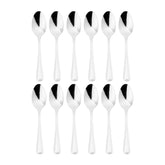 Elegance 5" Silver Stainless Steel Teaspoon 18/10 (Set of 12)