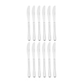 Elegance 8.5" Silver Stainless Steel Dinner Knife Mono 18/10 (Set of 12)