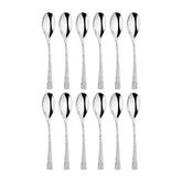 Artesia 5.5" Silver Stainless Steel Teaspoon 18/10 (Set of 12)