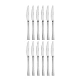 Artesia 8" Silver Stainless Steel Dessert Knife Mono 18/10 (Set of 12)