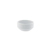 Flora dia.5.5" h:2.75" 17 oz. Round White Porcelain Bowl (Set of 4)
