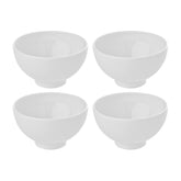 Delta-Coupe dia.5.25" h:3" 17 oz. Round White Porcelain Bowl (Set of 4)