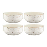 Grain dia.2.25" h:1" 1 oz. Round Decorated Vitrified Ramekin (Set of 4)