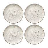 Grain dia.6.75" Round Decorated Vitrified Plate (Set of 4)